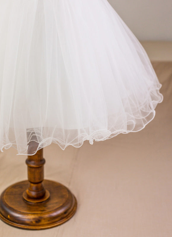 Robe Enfant Mariage Élégante Avec Nœud - gallery 4