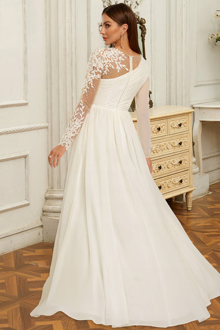 Robe Nuptiale Asymétrique Chic Élégante - gallery 3