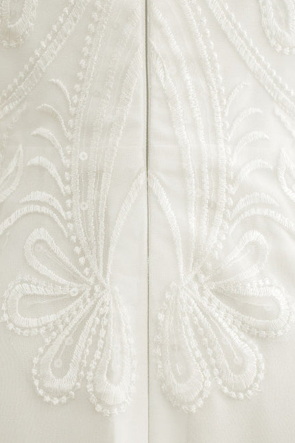 Robe Nuptiale Fluide Avec Cape - gallery 6