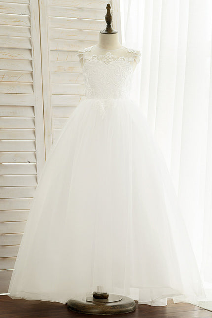 Robe Enfant Mariage Élégante En Tulle