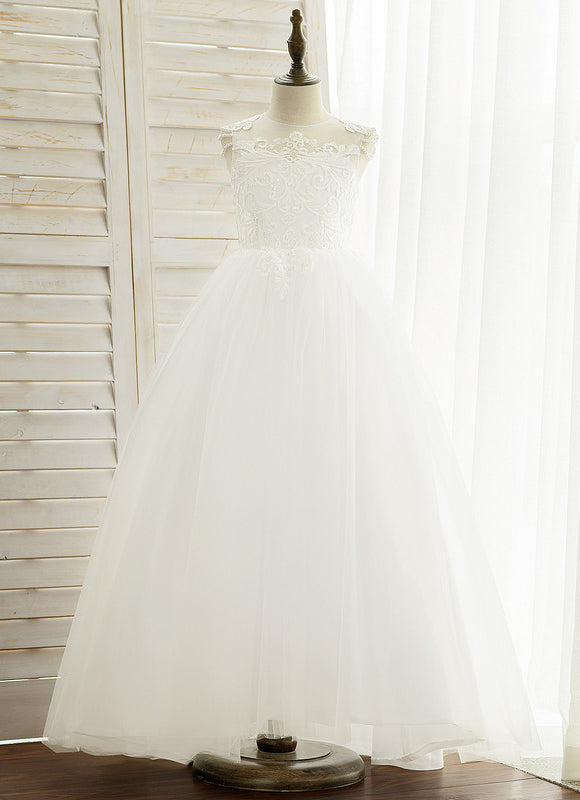 Robe Enfant Mariage Élégante En Tulle