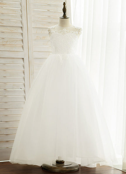 Robe Enfant Mariage Élégante En Tulle