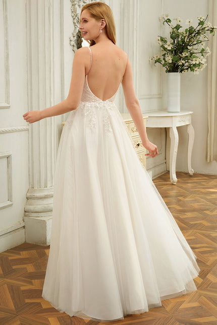 Robe Nuptiale Délicate En Tulle - gallery 4