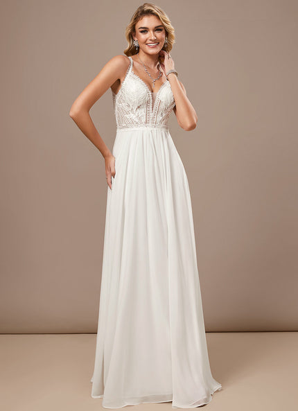 Robe De Mariee En Mousseline