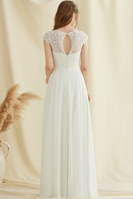 Robe Nuptiale Romantique En Mousseline - gallery 4