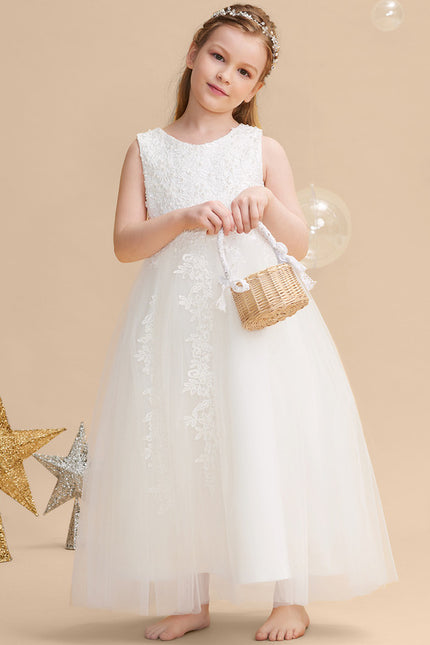 Robe Enfant Élégante En Tulle. - gallery 3