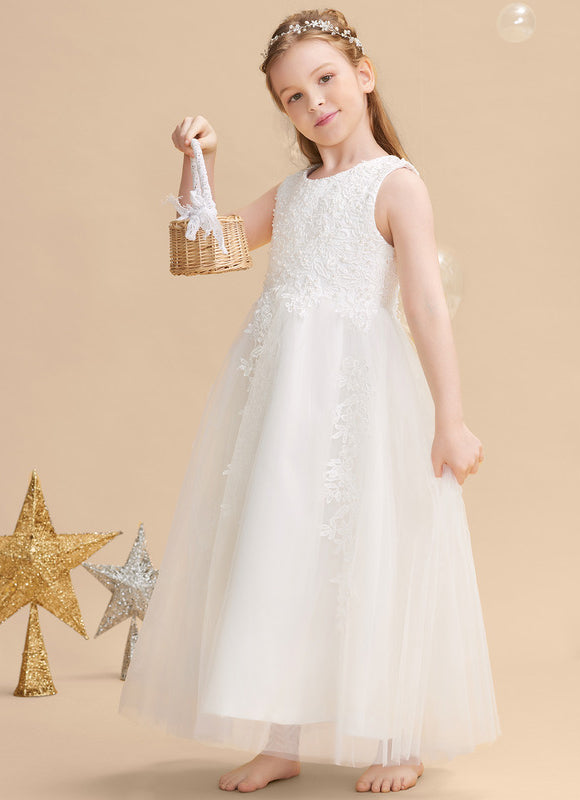 Robe Enfant Élégante En Tulle. - gallery 4