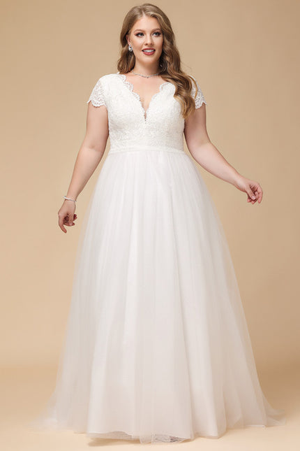 Robe Nuptiale Éthérée À Traîne - gallery 8