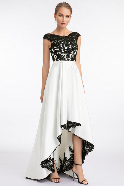 Robe De Bal Chic Bicolore Élégante - gallery 5