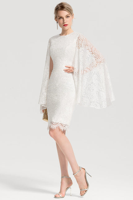 Robe De Mariée Chic À Manches Cape - gallery 2