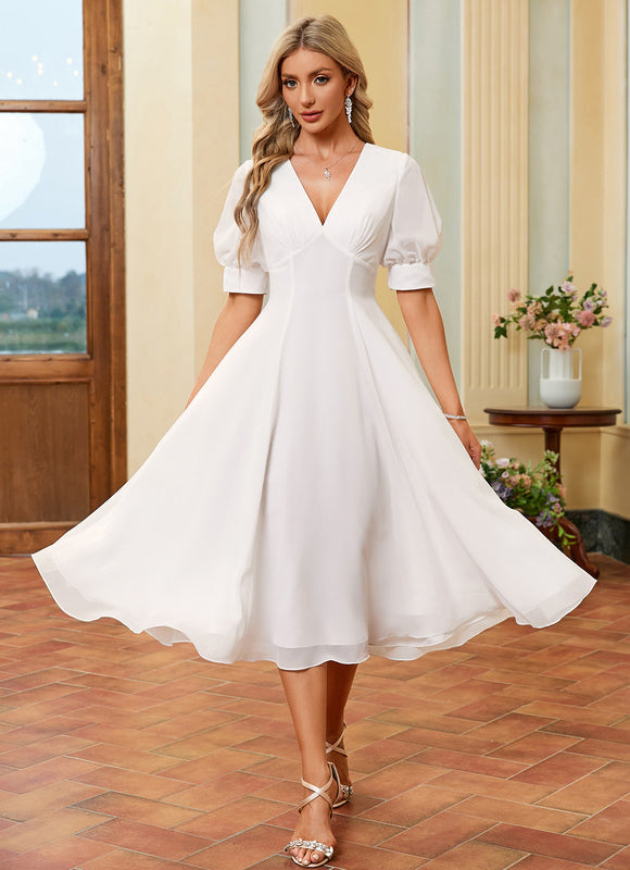 Robe De Mariee Mi Longue