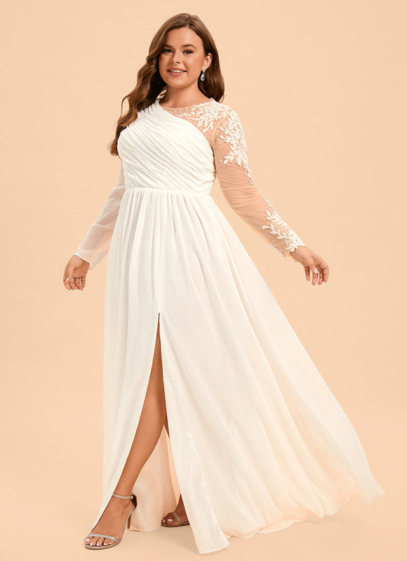 Robe Nuptiale Asymétrique Chic Élégante - gallery 6