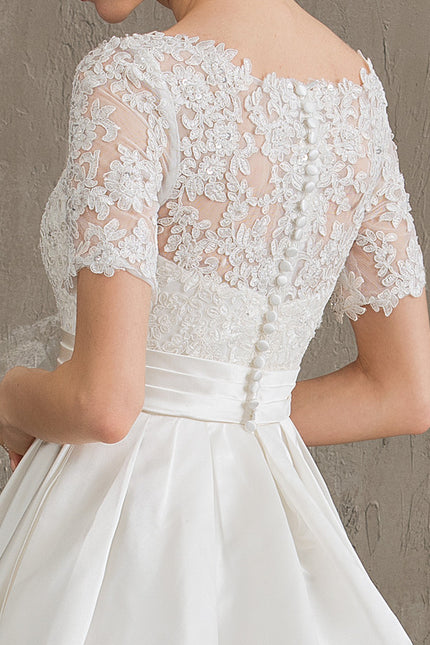 Robe Nuptiale Élégante À Poches - gallery 2