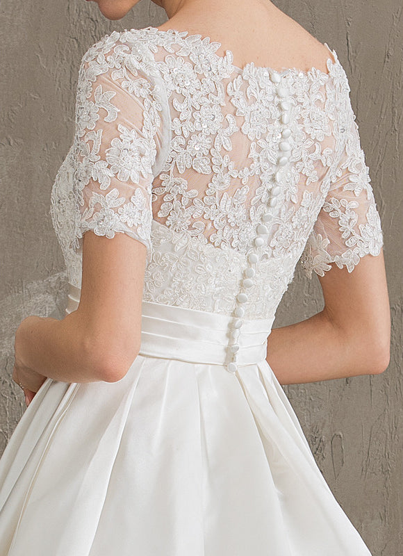 Robe Nuptiale Élégante À Poches - gallery 2