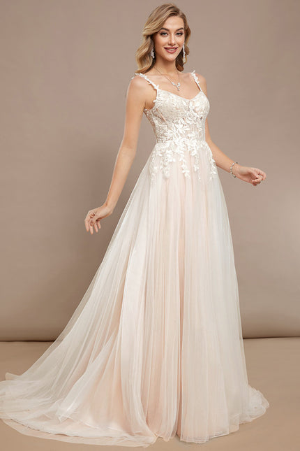 Robe Nuptiale Éthérée En Tulle - gallery 2