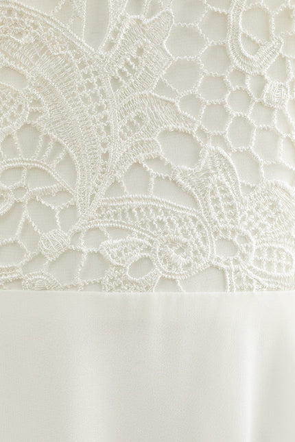 Robe Nuptiale Romantique En Mousseline - gallery 2