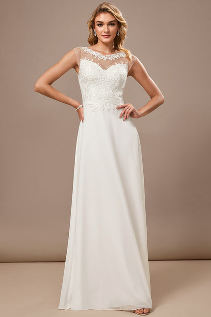 Robe De Mariee Col Bateau - gallery 1
