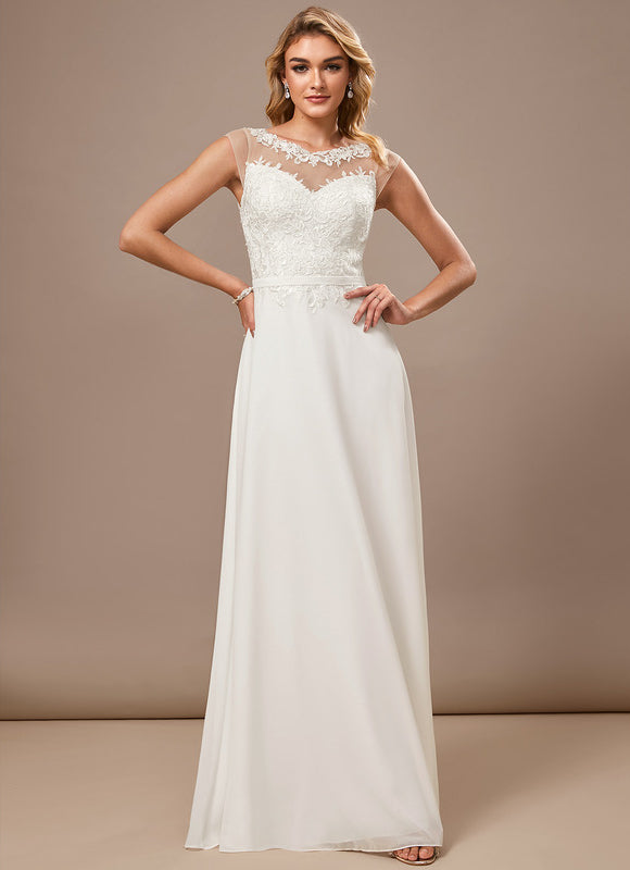 Robe De Mariee Col Bateau - gallery 1