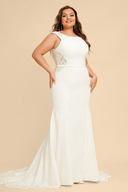 Robe Nuptiale Élégante Dos Transparent - gallery 9