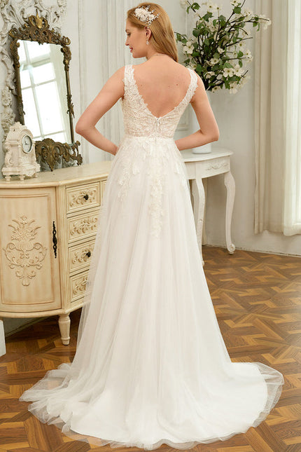 Robe Nuptiale Romantique À Fleurs - gallery 4