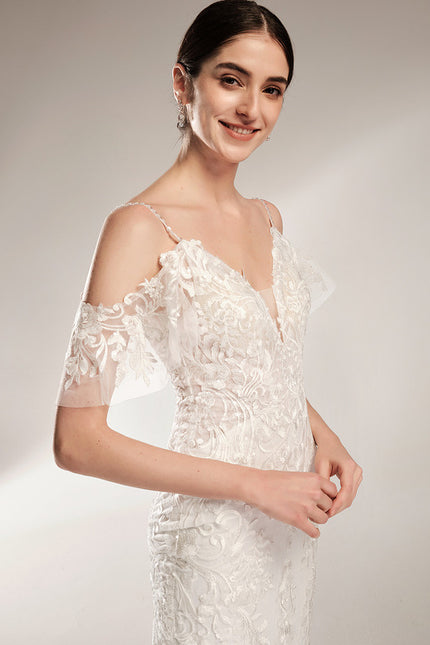 Robe De Mariée Dentelle Romantique Élégante - gallery 7