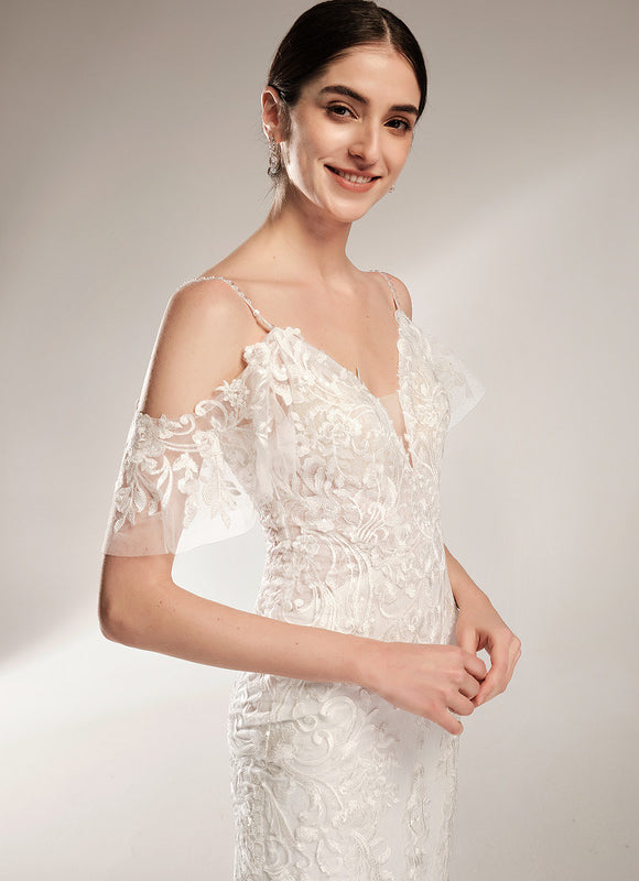 Robe De Mariée Dentelle Romantique Élégante - gallery 7