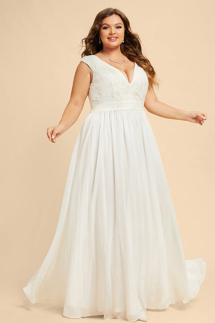 Robe Nuptiale Romantique Col V - gallery 7