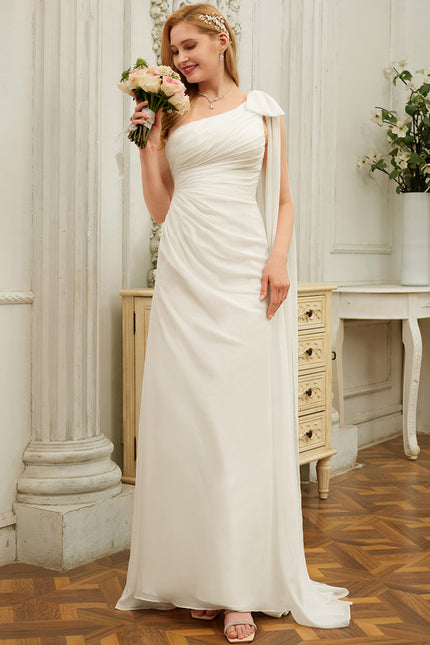Robe De Mariée Avec Traîne Élégante - gallery 1