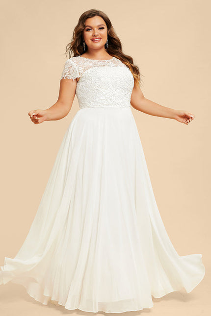 Robe Nuptiale Romantique En Mousseline - gallery 7