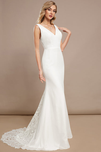 Robe De Mariée Sirène Élégante Dentelle - gallery 1
