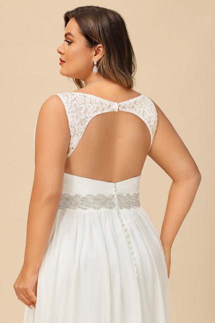 Robe Nuptiale Col V Élégante - gallery 9