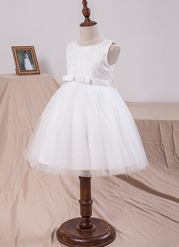 Robe Enfant Mariage Tulle Élégante - gallery 2