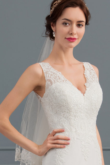 Robe Nuptiale Élégante À Dentelle Raffinée - gallery 4