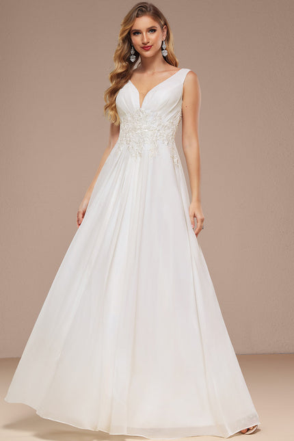 Robe Nuptiale Col V Scintillante
