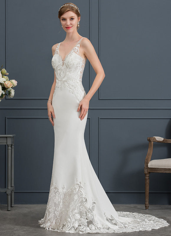 Robe Nuptiale Sirène Élégante Raffinée - gallery 5