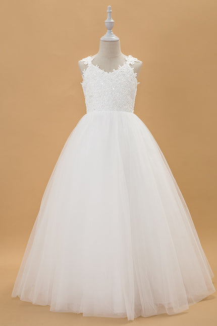 Robe Enfant Élégante À Nœud Large - gallery 5