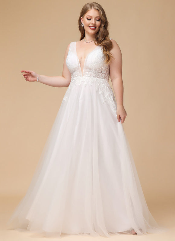 Robe Nuptiale Vaporeuse À Paillettes - gallery 9