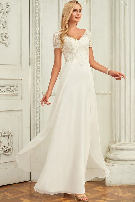 Robe Nuptiale Col V Romantique - gallery 6
