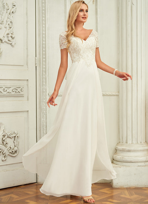 Robe Nuptiale Col V Romantique - gallery 6