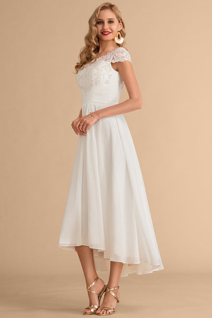 Robe Nuptiale Fluide À Dentelle. - gallery 4
