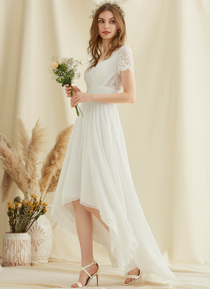 Robe Nuptiale Fluide À Dentelle