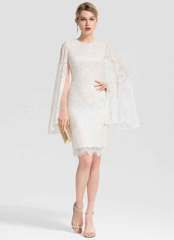 Robe De Mariée Chic À Manches Cape - gallery 1