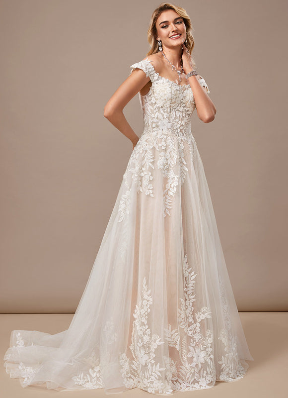Robe De Mariee Epaule Denudee - gallery 3