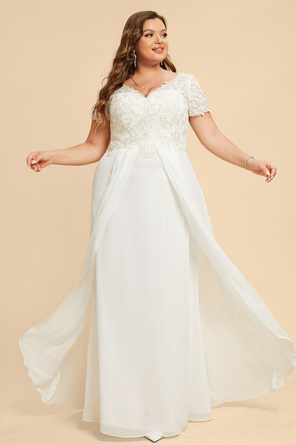 Robe Nuptiale Col V Romantique - gallery 7