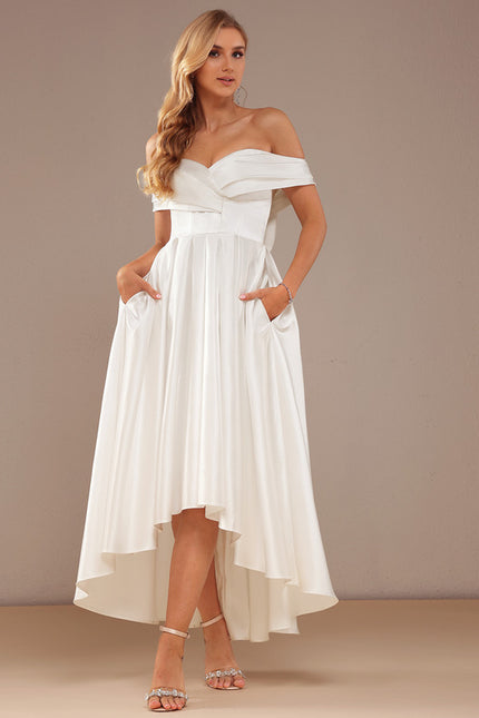 Robe Nuptiale Satinée Épurée Élégante - gallery 2