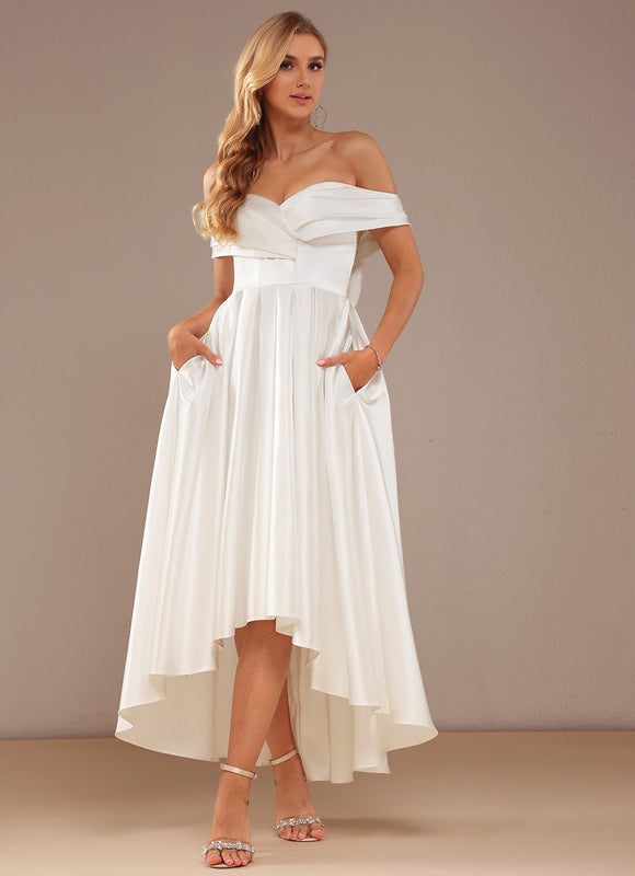 Robe Nuptiale Satinée Épurée Élégante - gallery 2