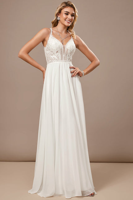 Robe De Mariee En Mousseline - gallery 1