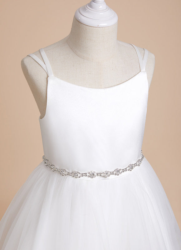 Robe Enfant Satinée Avec Tulle. - gallery 7