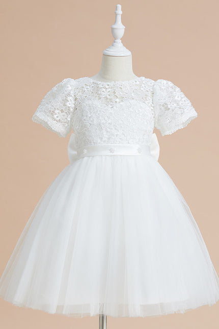 Robe Enfant Élégante À Nœud Large - gallery 4