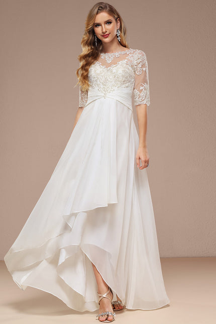 Robe Nuptiale Élégante À Volants. - gallery 1